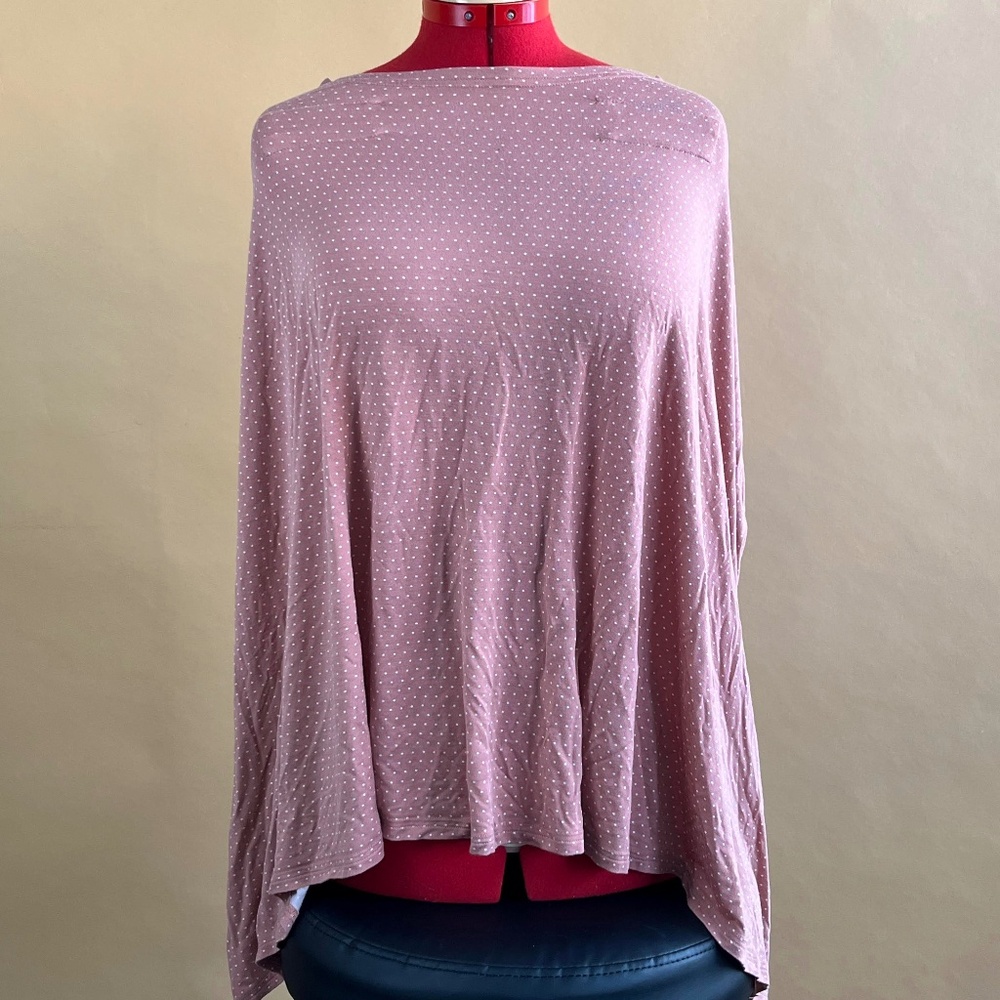 Baby Nursing Cover - Dotted Rose, Ultra-Breathable Lenzing Modal